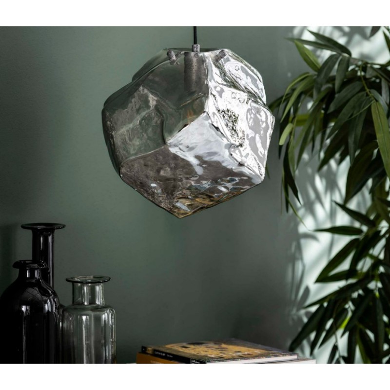 ZI Hanging lamp 1L rock chromed